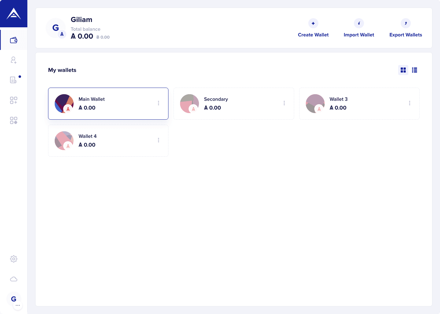 Ark Wallet Theme Breeze - Wallets